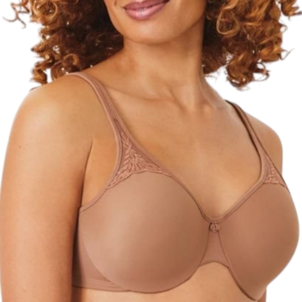 Lilyette by Bali Medium Brown Bra 34DD NWOT